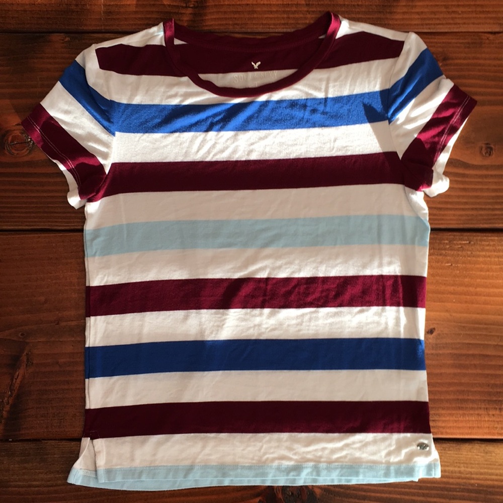 American Eagle Soft & Sexy Striped T-Shirt